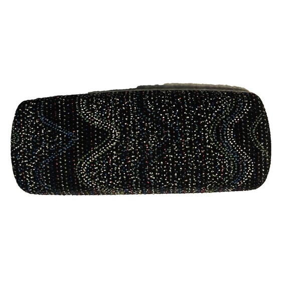 Vintage Giorgion Fendon Italy Hard Shell Clamshell Eyeglass Case Black Metallic - Picture 1 of 15